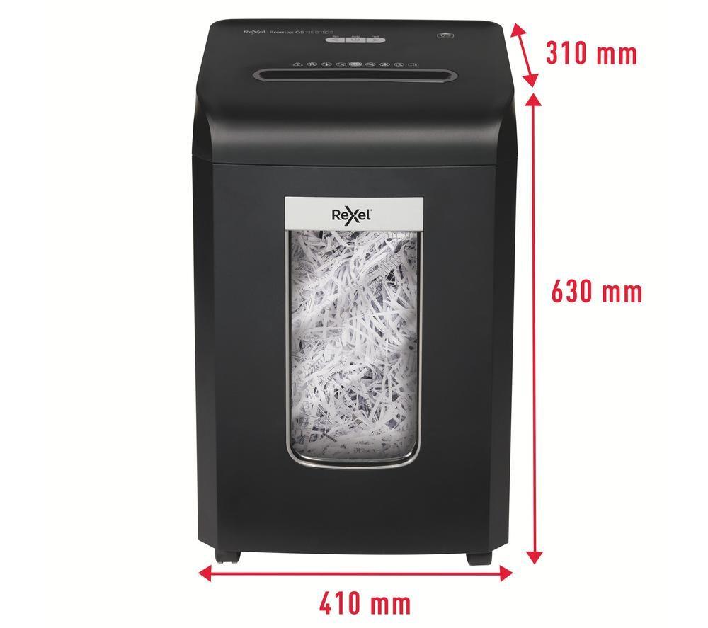 REXEL ProMax QS RSS1838 Strip Cut Paper Shredder image number 6 of 6