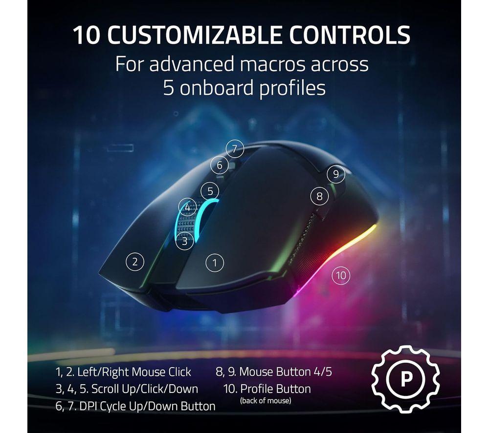 RAZER Cobra Pro RGB Wireless Optical Gaming Mouse image number 11 of 11