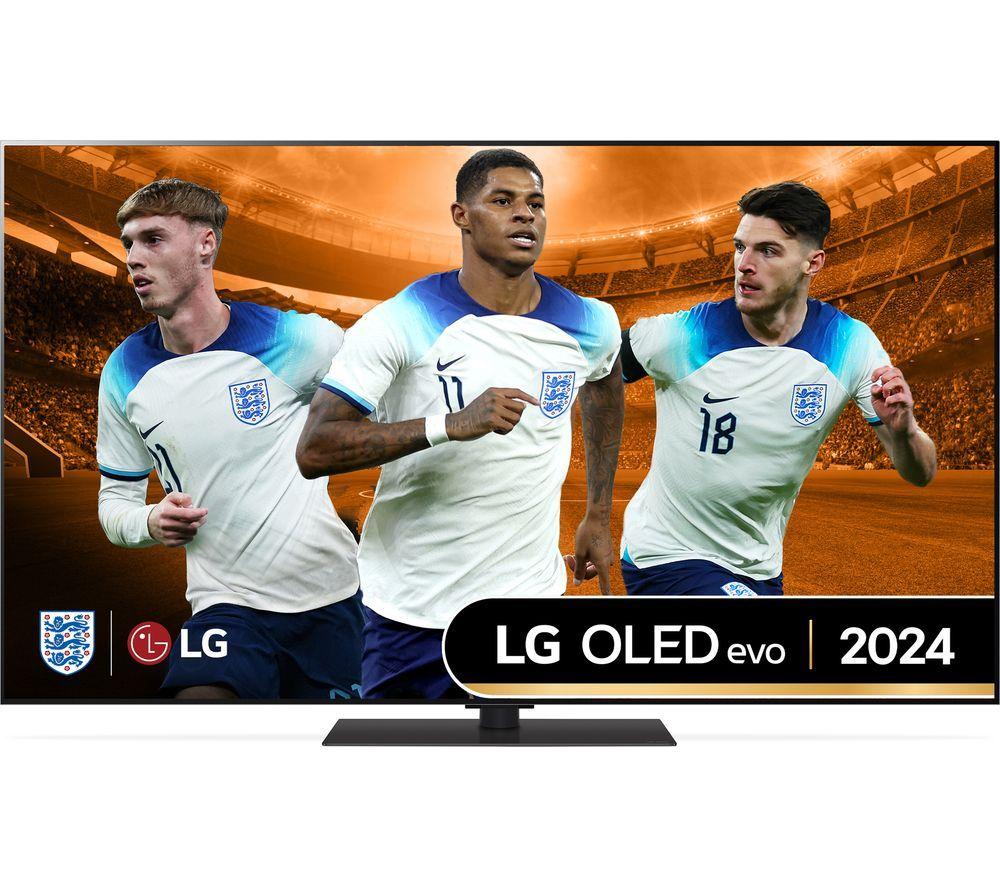 55 LG OLED55G46LS  Smart 4K Ultra HD HDR OLED TV with Amazon Alexa, Silver/Grey
