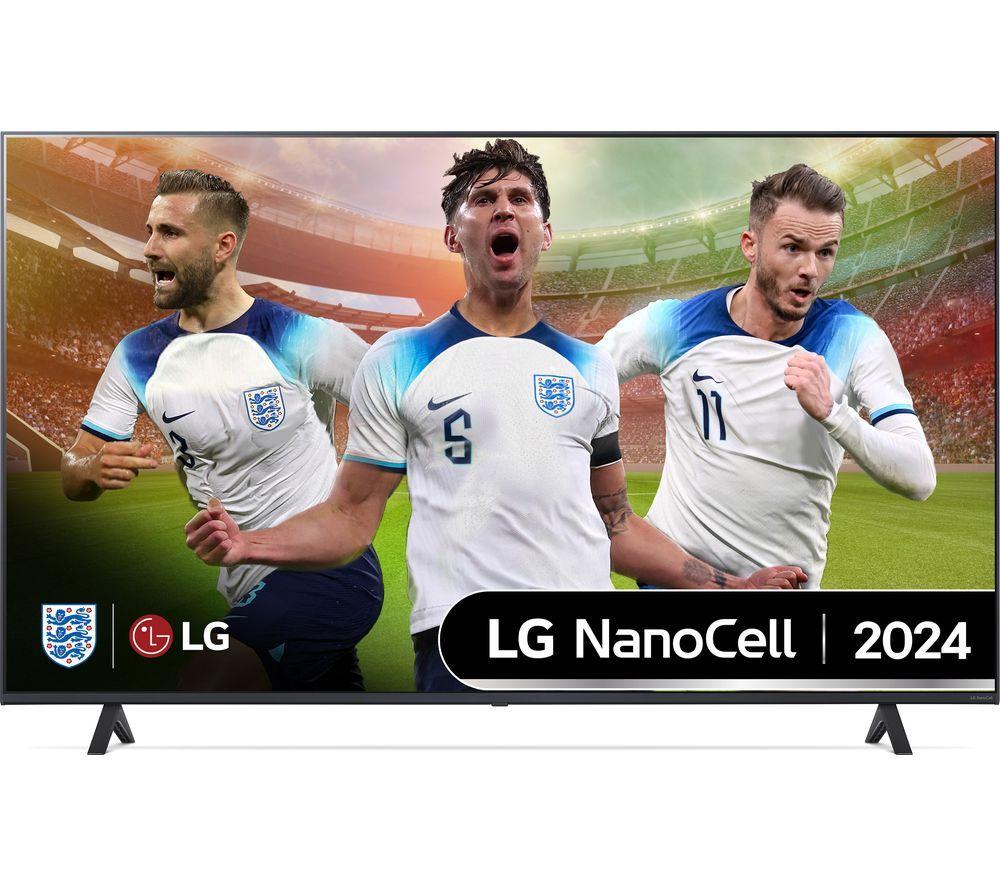 50 LG 50NANO81T6A  Smart 4K Ultra HD HDR LED TV with Amazon Alexa, Silver/Grey