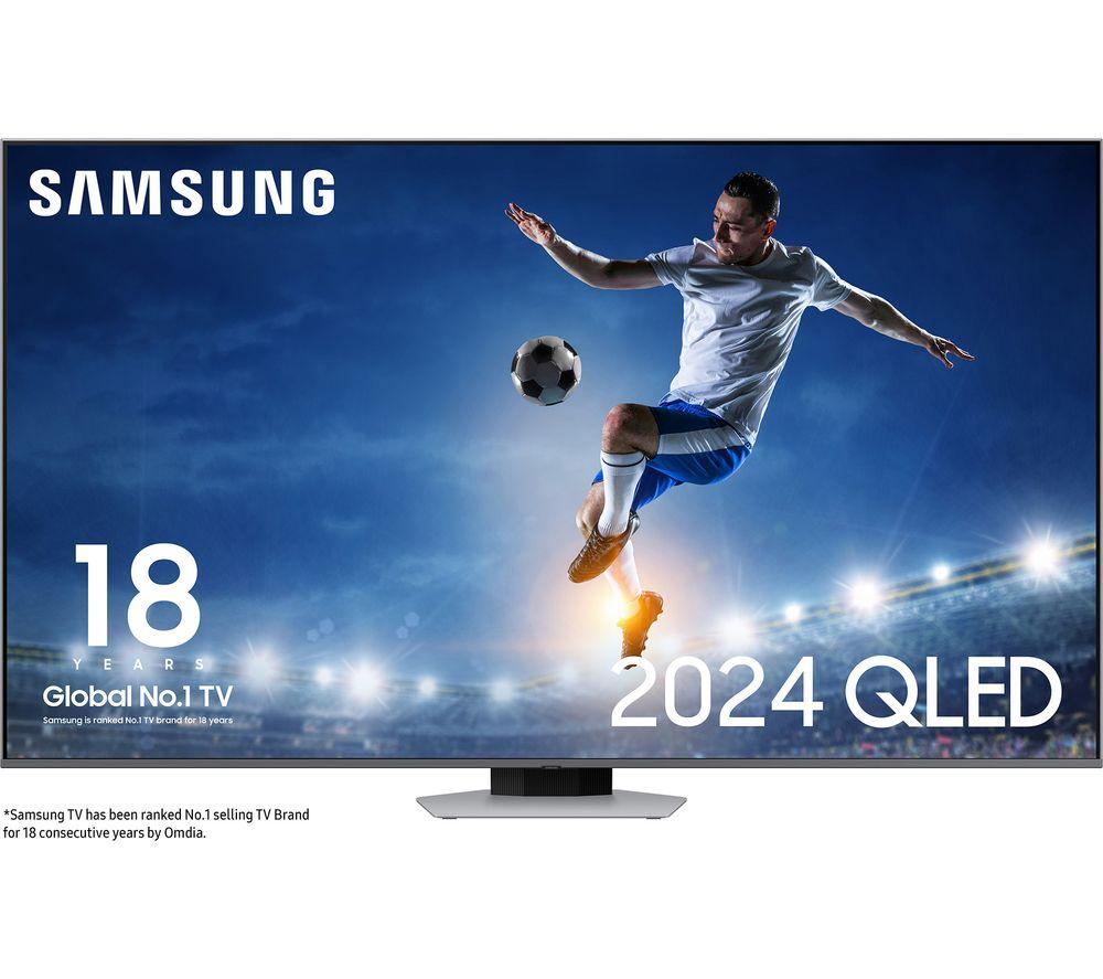 55" SAMSUNG QE55Q80DATXXU  Smart 4K Ultra HD HDR QLED TV with Bixby & Alexa, Black