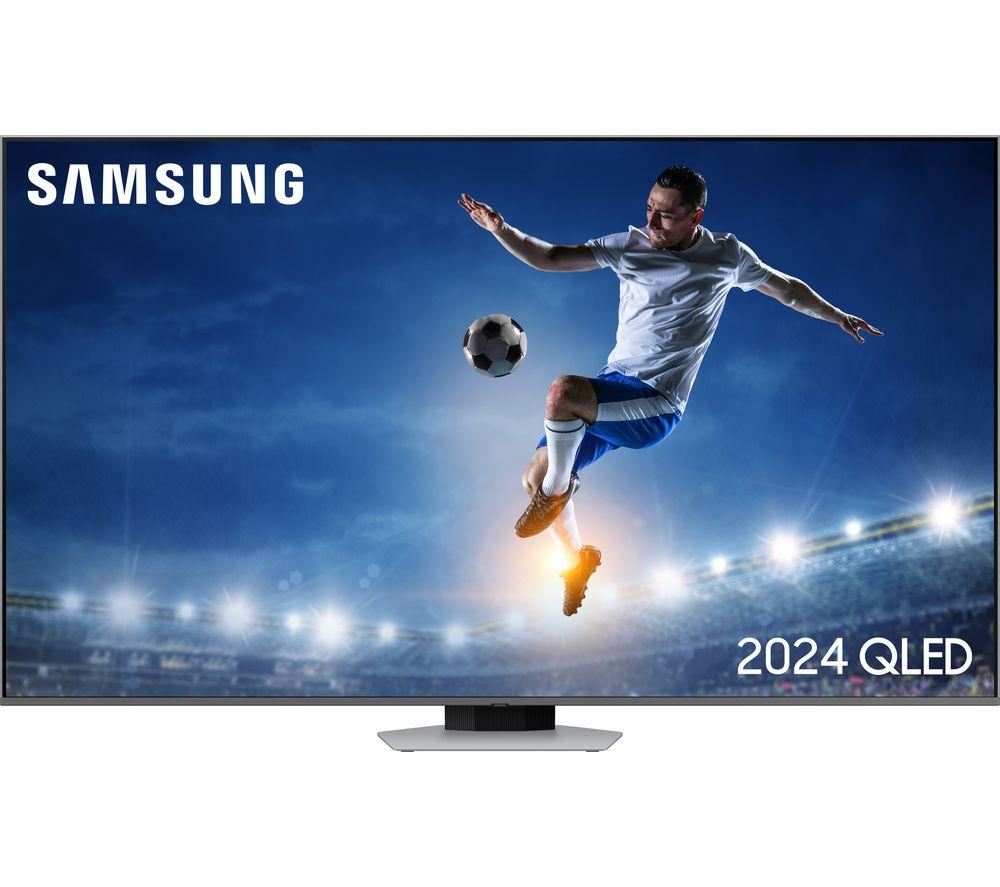 55" SAMSUNG QE55Q80DATXXU  Smart 4K Ultra HD HDR QLED TV with Bixby & Alexa, Black