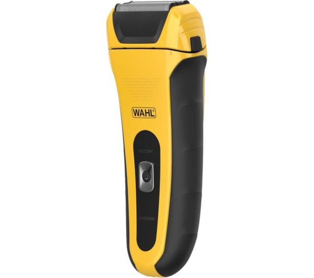 WAHL Lifeproof Wet & Dry Foil Shaver - Black & Yellow image number 3 of 7