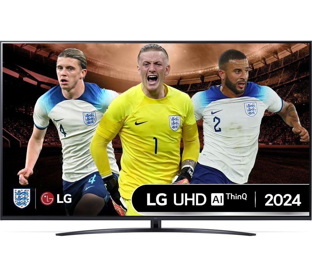 LG 86UT81006LA  Smart 4K Ultra HD HDR LED TV with Amazon Alexa, Silver/Grey