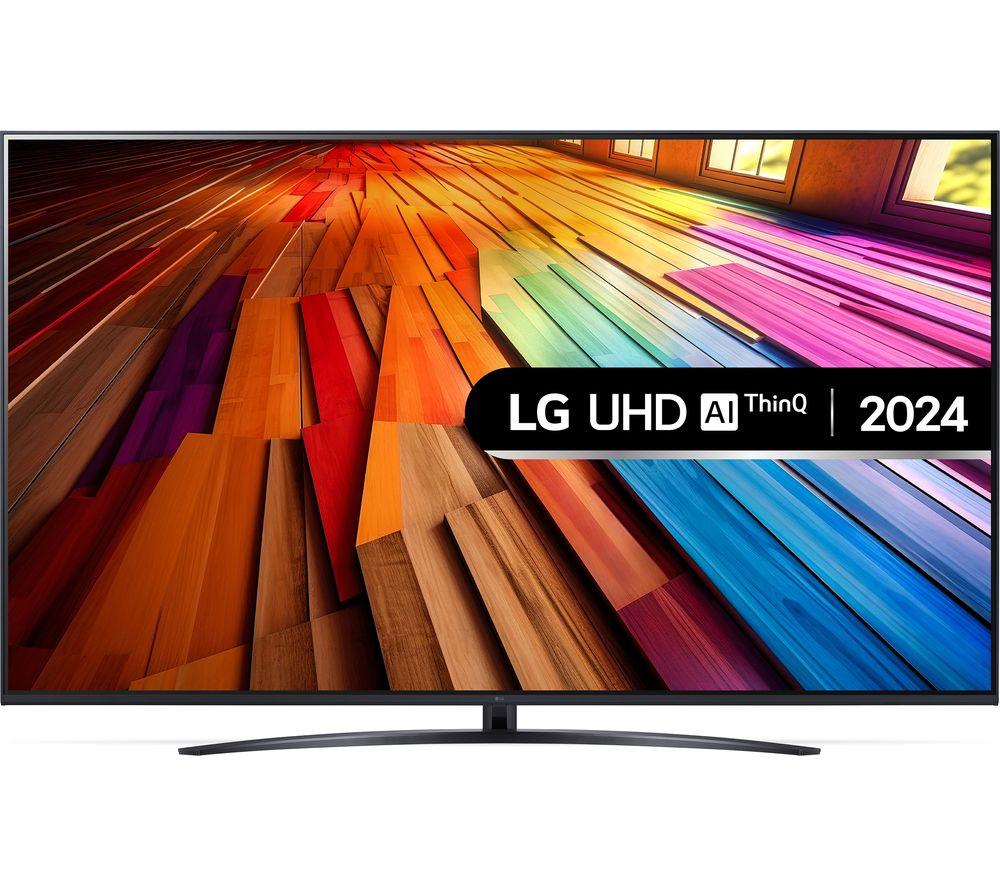 Lg 86UT81006LA Smart 4K Ultra HD HDR LED TV with Amazon Alexa, Silver/Grey