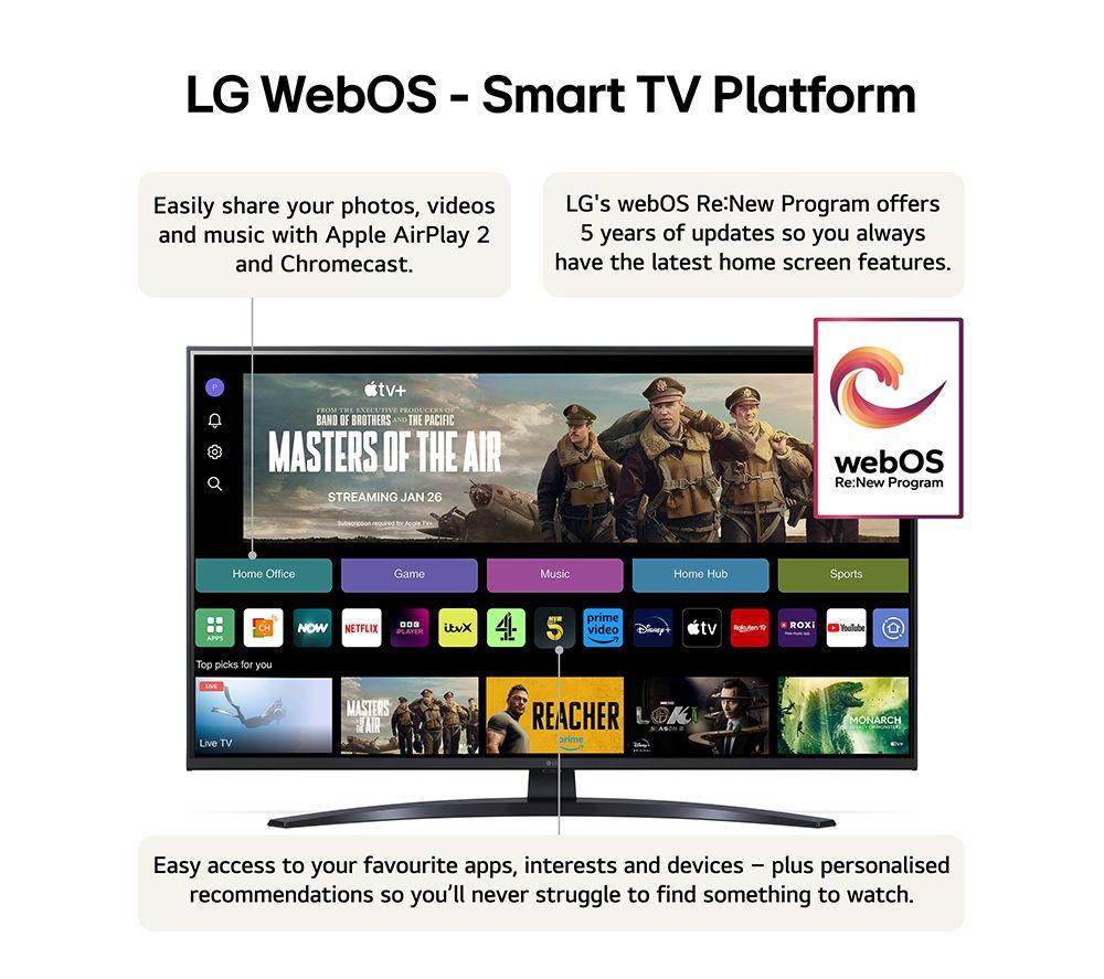 LG UT81 86" LED 4K HDR Smart TV 2024 - 86UT81006LA