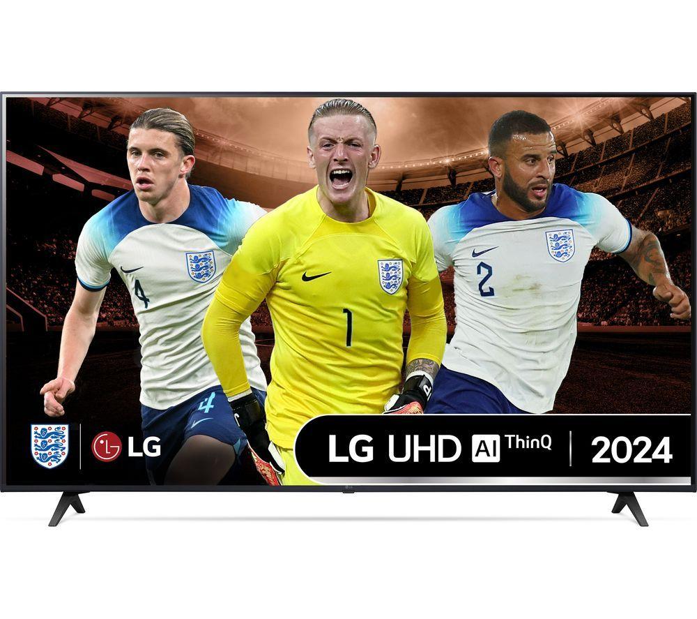 55 LG 55UT80006LA  Smart 4K Ultra HD HDR LED TV with Amazon Alexa, Silver/Grey