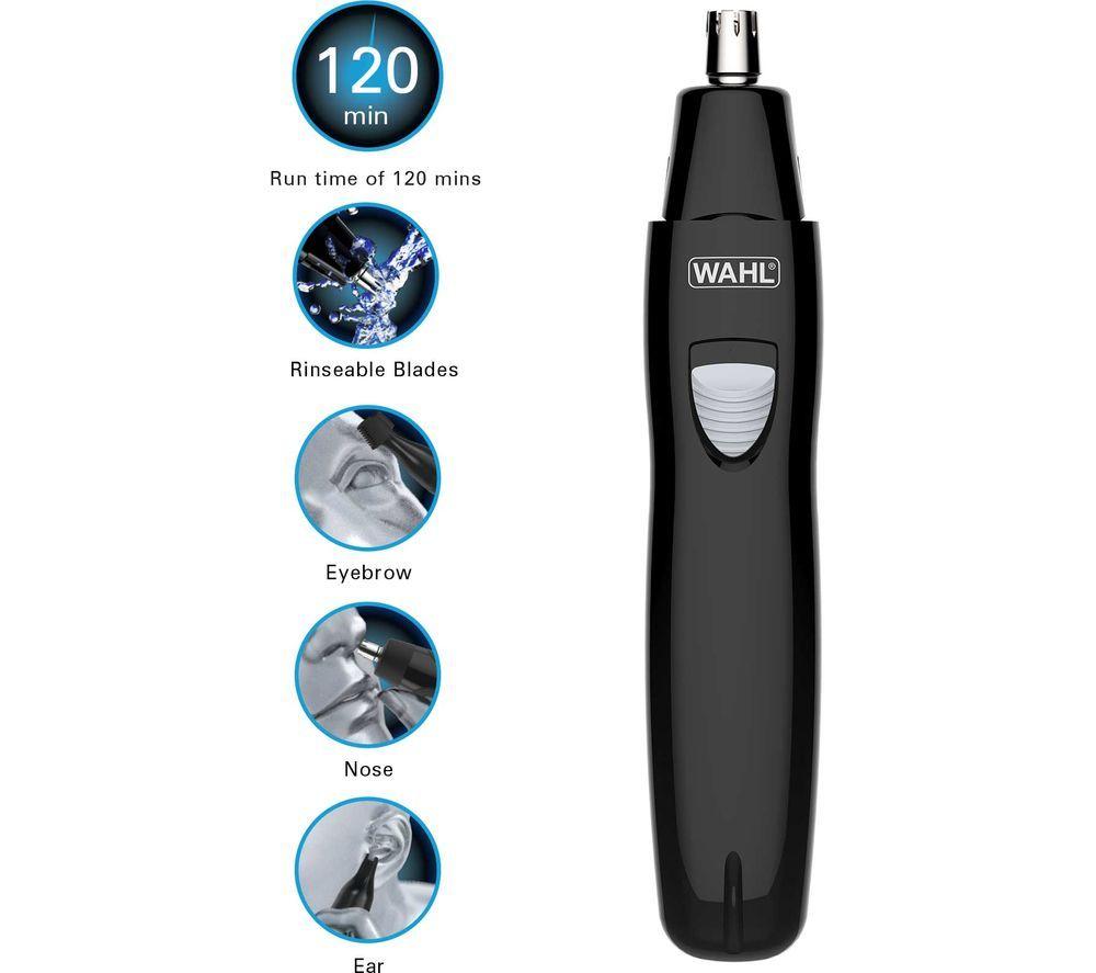 Wahl 9865-2401 Eye, Nose & Eyebrow Trimmer Kit - Black, Black