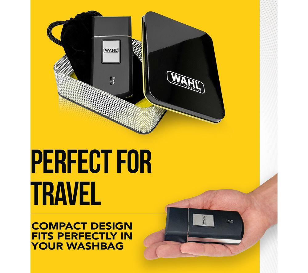 WAHL 3615-0403 Pocket Travel Shaver - Black & Silver image number 2 of 5