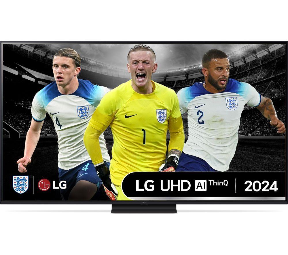 75" LG 75UT91006LA  Smart 4K Ultra HD HDR LED TV with Amazon Alexa, Silver/Grey