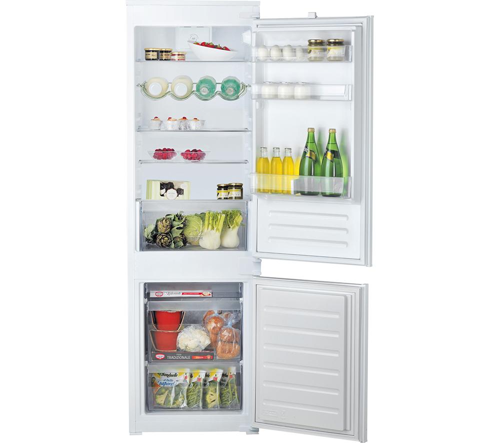 HOTPOINT Low Frost HMCB 70302 UK Integrated 70/30 Fridge Freezer - Sliding Hinge, White