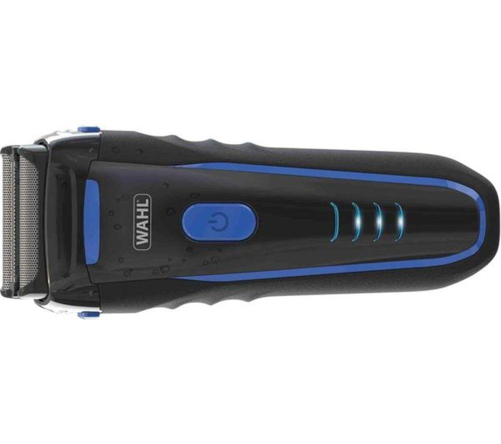 WAHL Clean & Close Wet & Dry Stubble Foil Shaver - Black & Blue image number 9 of 9