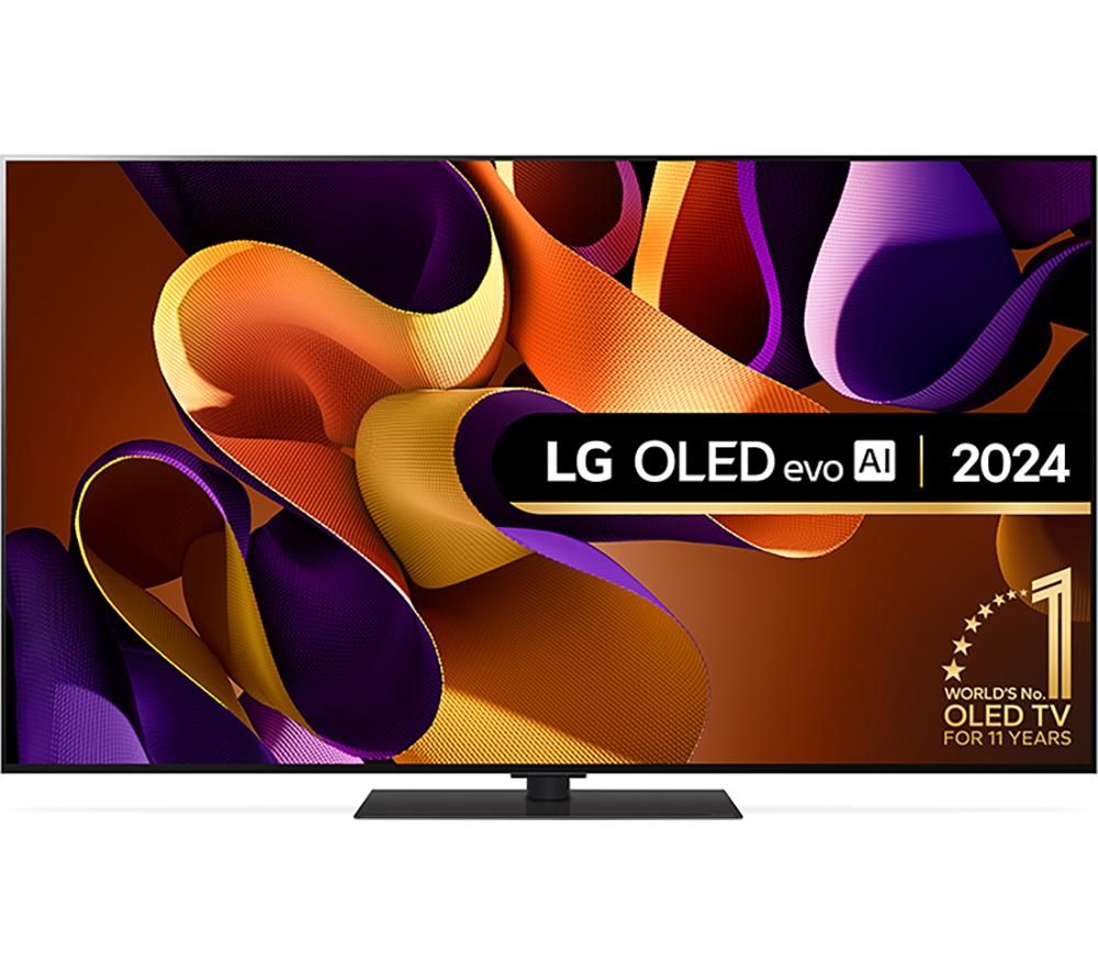 65" LG OLED65G46LS  Smart 4K Ultra HD HDR OLED TV with Amazon Alexa, Silver/Grey