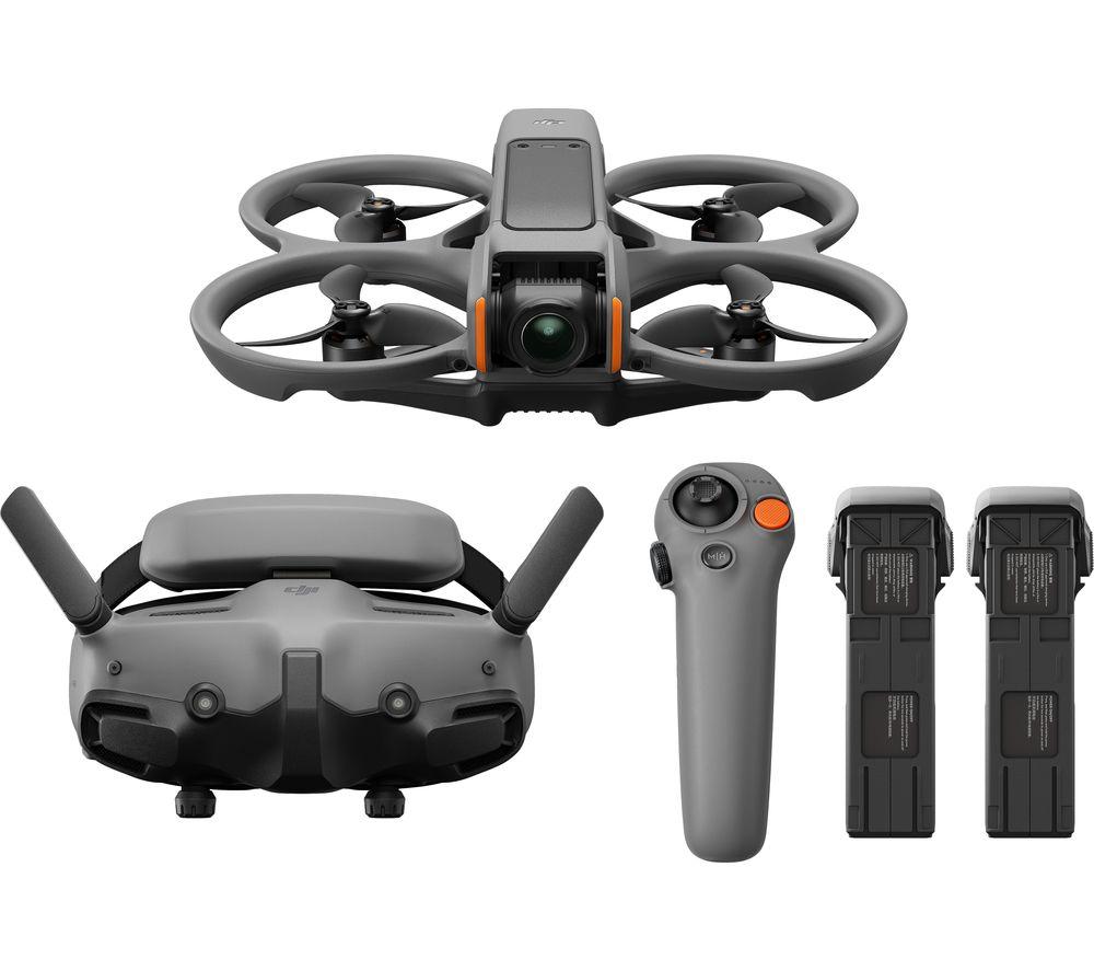 Dji Avata 2 Fly More Combo (3 Batteries) - Grey, Silver/Grey