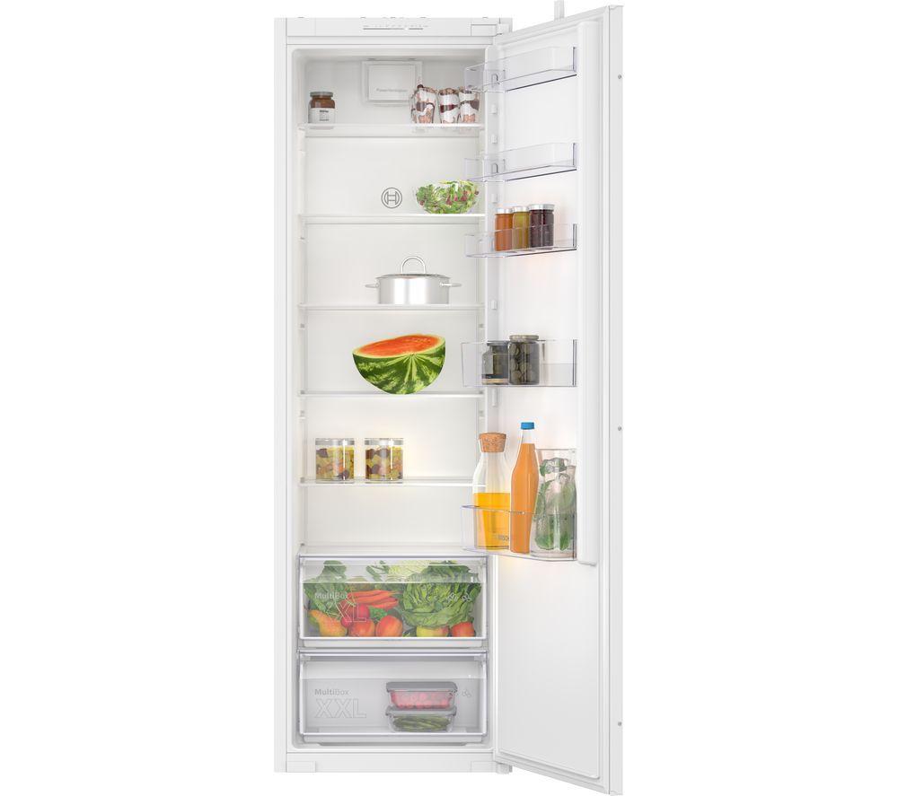 BOSCH Series 2 KIR81NSE0G Integrated Tall Fridge - Sliding Hinge, White