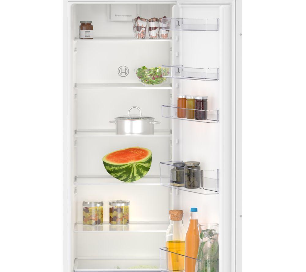 BOSCH Series 2 KIR81NSE0G Integrated Tall Fridge - Sliding Hinge image number 2 of 5