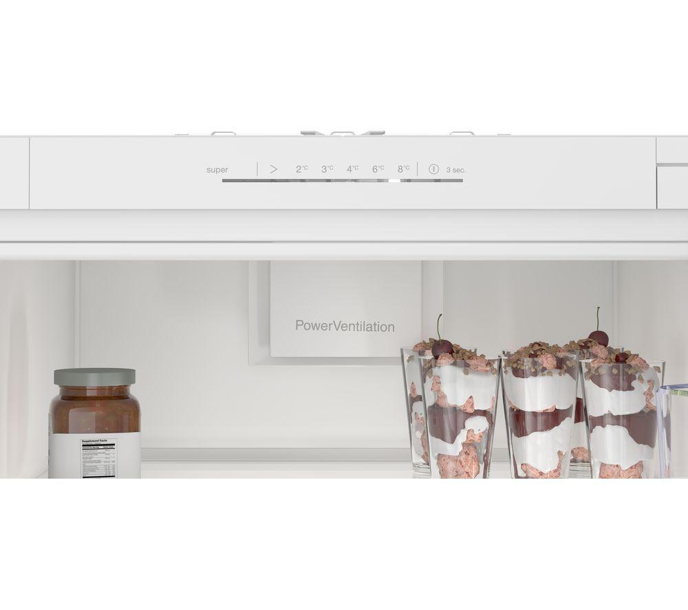 BOSCH Series 2 KIR81NSE0G Integrated Tall Fridge - Sliding Hinge image number 3 of 5