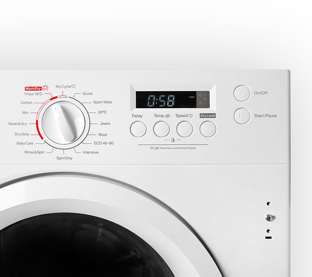 MONTPELLIER MIWD8614 Integrated 8 kg Washer Dryer image number 5 of 6