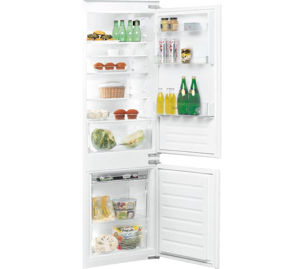 INDESIT Low Frost BI 18A2 D/I UK Integrated 70/30 Fridge Freezer - Sliding Hinge, White