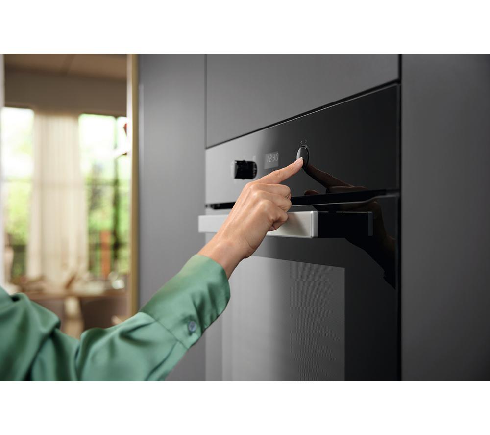 MIELE H2455B Electric Oven - Black & Stainless Steel image number 4 of 7