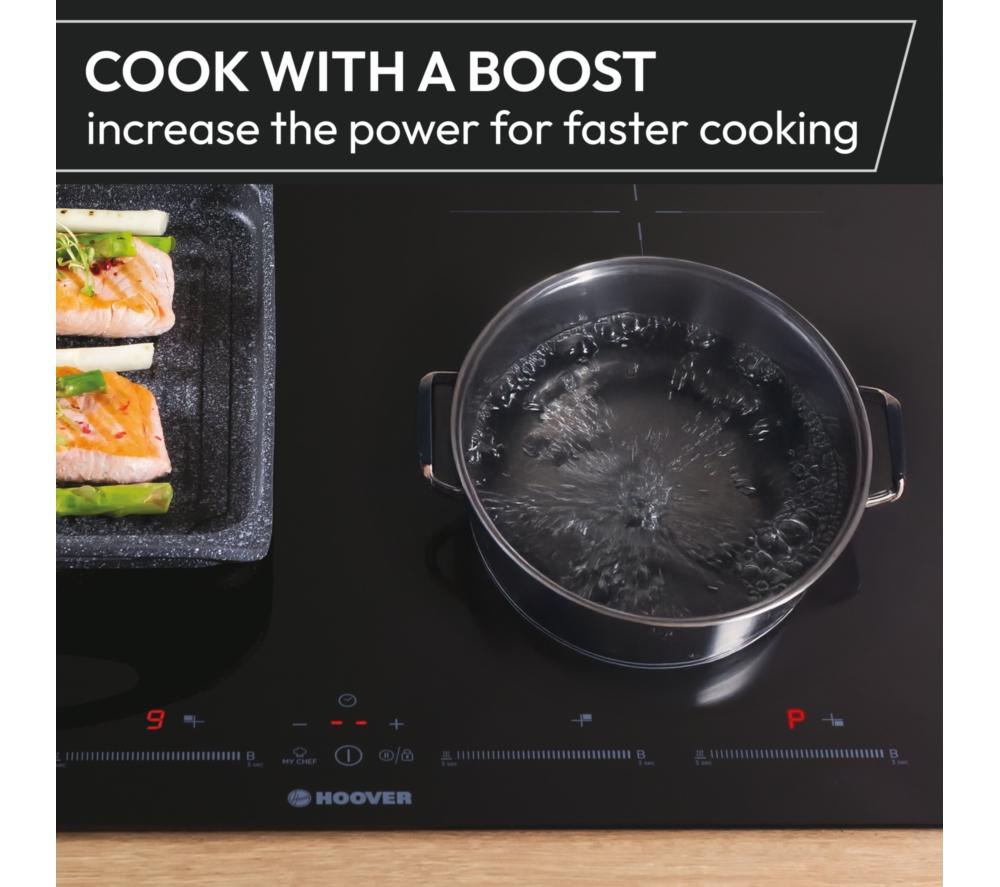 HOOVER HI642BCB 59 cm Electric Induction Hob - Black image number 3 of 8