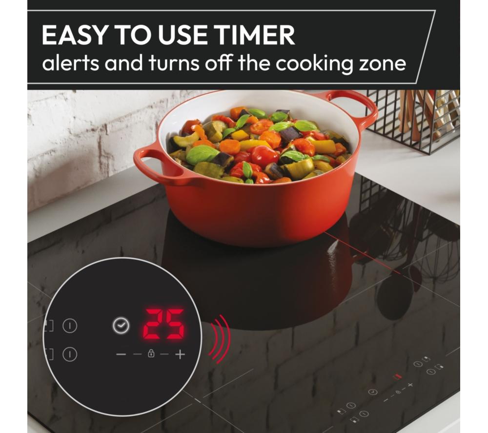 HOOVER HI642BCB 59 cm Electric Induction Hob - Black image number 4 of 8