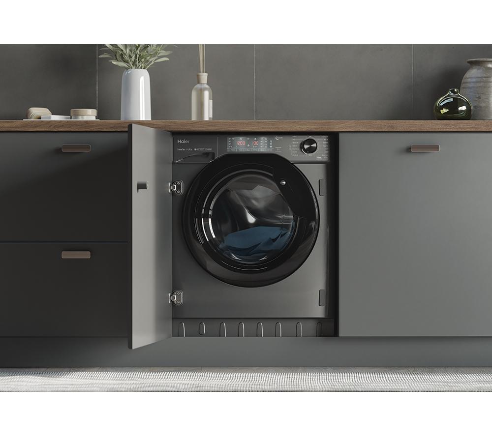 HAIER Series 4 HWDQ90B416FWBR-UK Integrated 9 kg Washer Dryer image number 2 of 5