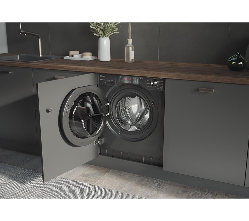 HAIER Series 4 HWDQ90B416FWBR-UK Integrated 9 kg Washer Dryer image number 3 of 5