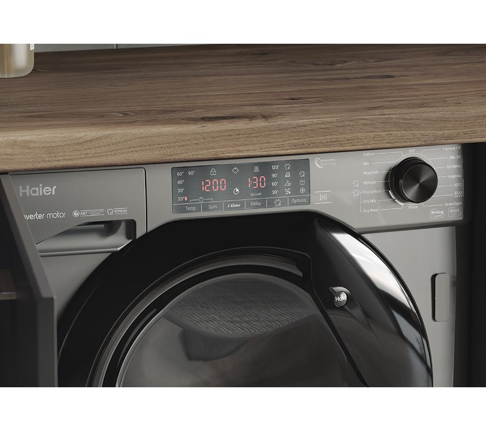 HAIER Series 4 HWDQ90B416FWBR-UK Integrated 9 kg Washer Dryer image number 4 of 5