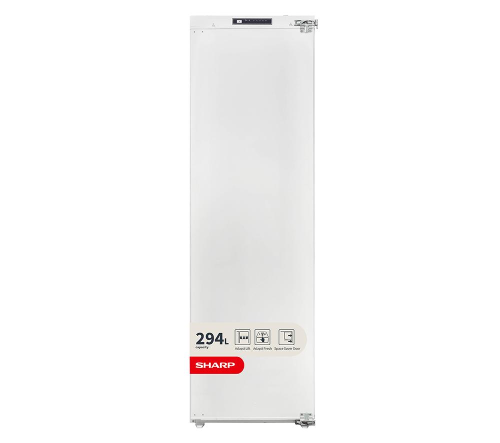 SHARP SJ-LE300E00X-EN Integrated Tall Fridge – Fixed Hinge, White