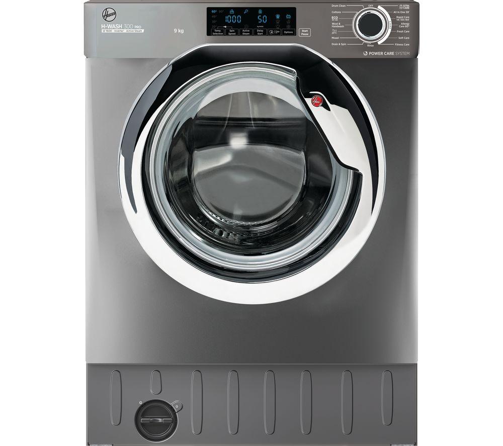 HOOVER H-WASH 300 PRO HBWOS69TAMCRE-80 Integrated 9 kg 1600 Spin Washing Machine, White