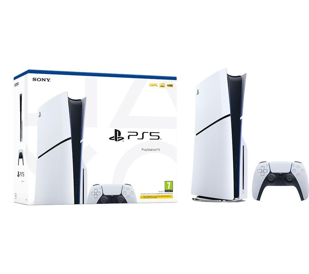 SONY PlayStation 5 Model Group (Slim), PS5 DualSense Wireless Controller (Midnight Black), Venom VS5001 PlayStation 5 Twin Docking Station (White) & Wreckfest (PS5) Bundle - image 2