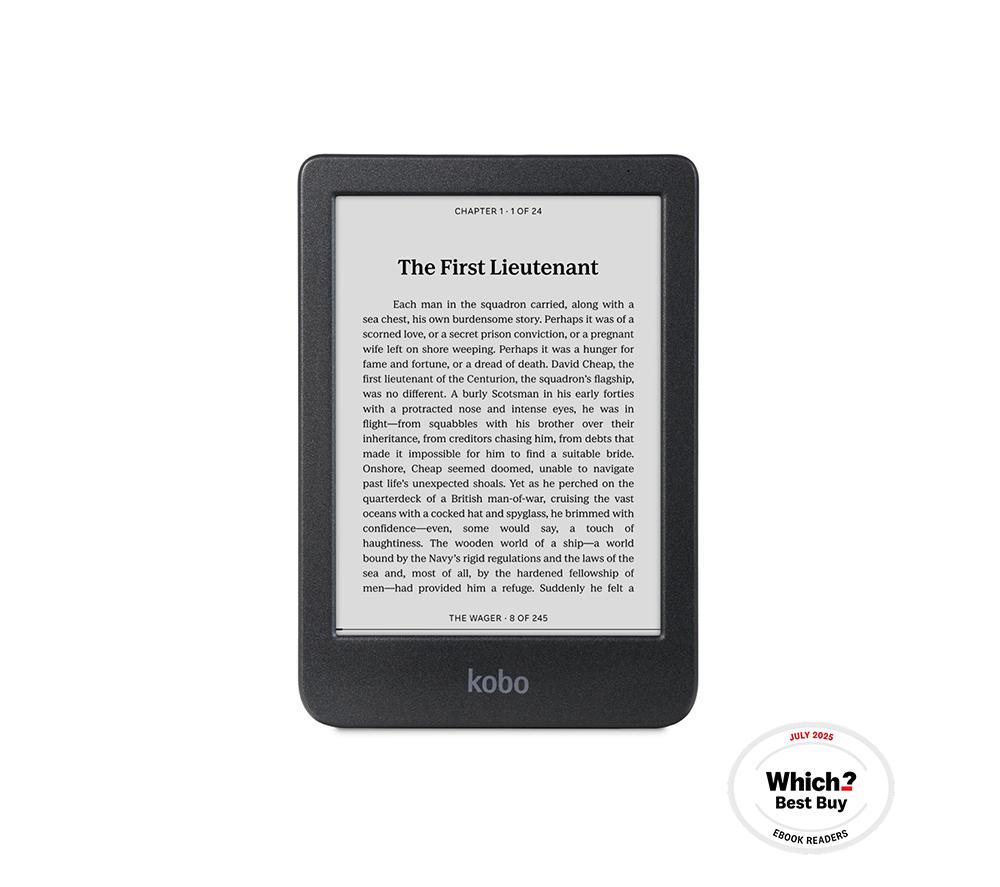 KOBO Clara BW 6" eReader - 16 GB, Black image number 8 of 10