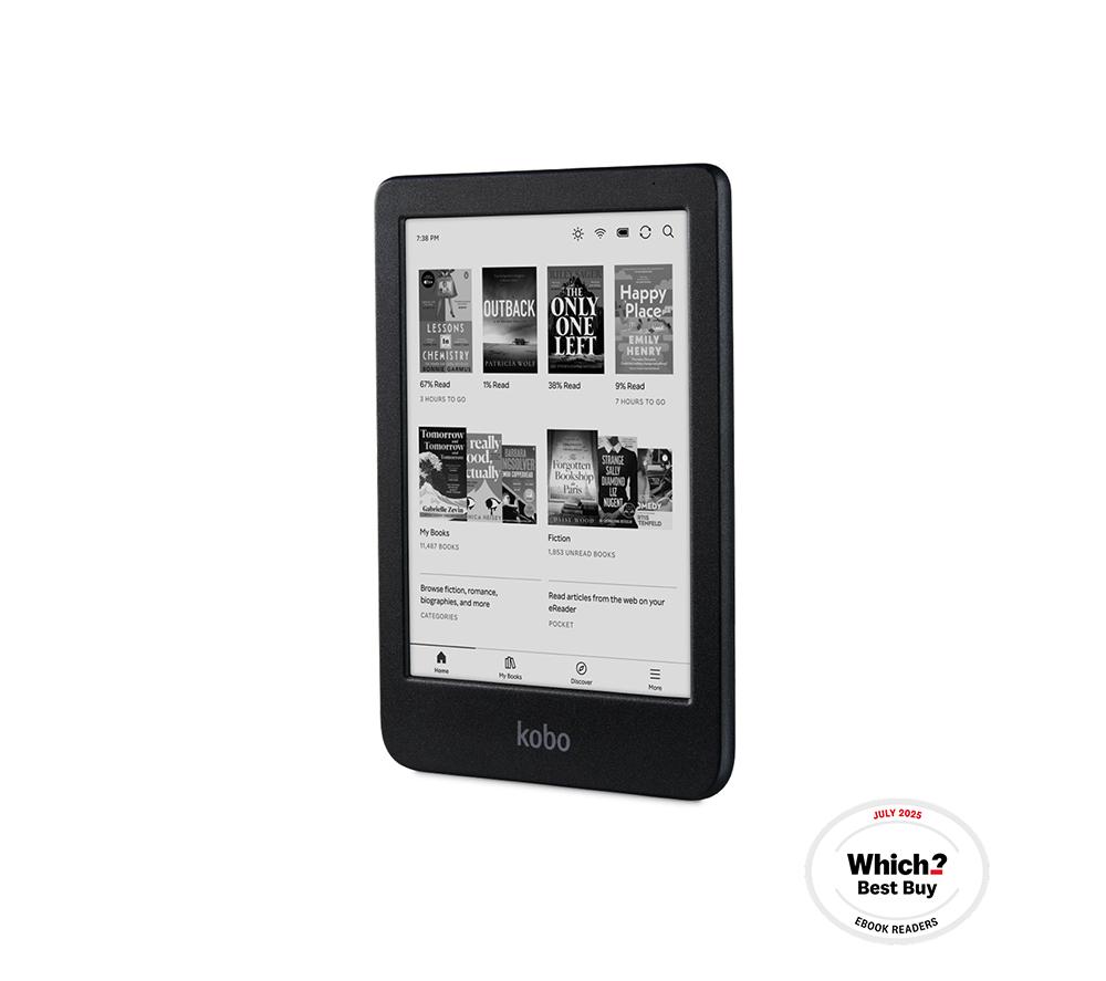 KOBO Clara BW 6" eReader - 16 GB, Black image number 9 of 10