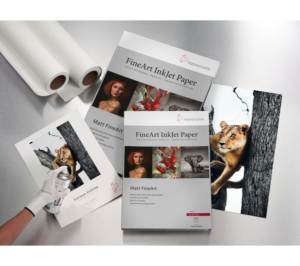 HAHNEMUEHLE Digital FineArt ArtLine German Etching A4 Matte Photo Paper - 25 Sheets image number 3 of 4
