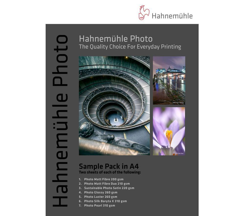 Hahnemuehle Sample Pack A4 Glossy & Matte Photo Paper - 14 Sheets