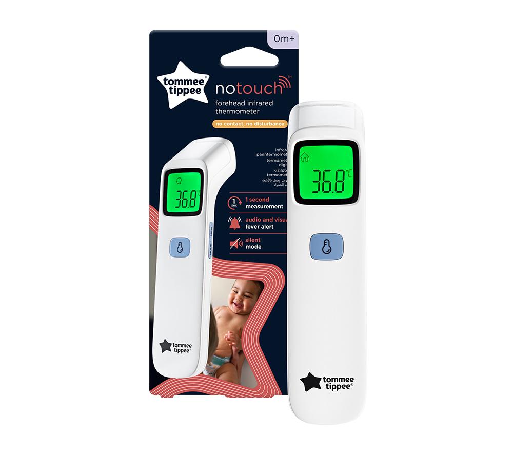 TOMMEE TIPPEE NoTouch Digital Forehead Thermometer - White & Blue image number 4 of 5