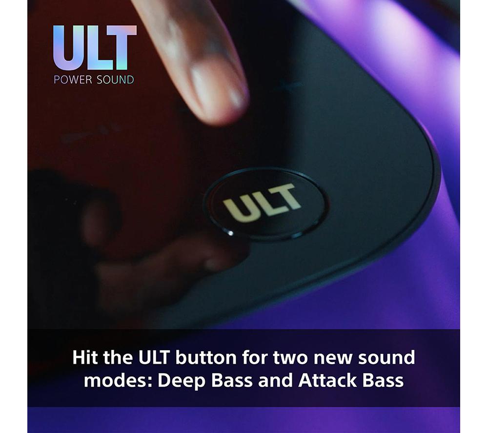 SONY ULT Tower 10 Bluetooth Party Speaker - Black image number 4 of 23
