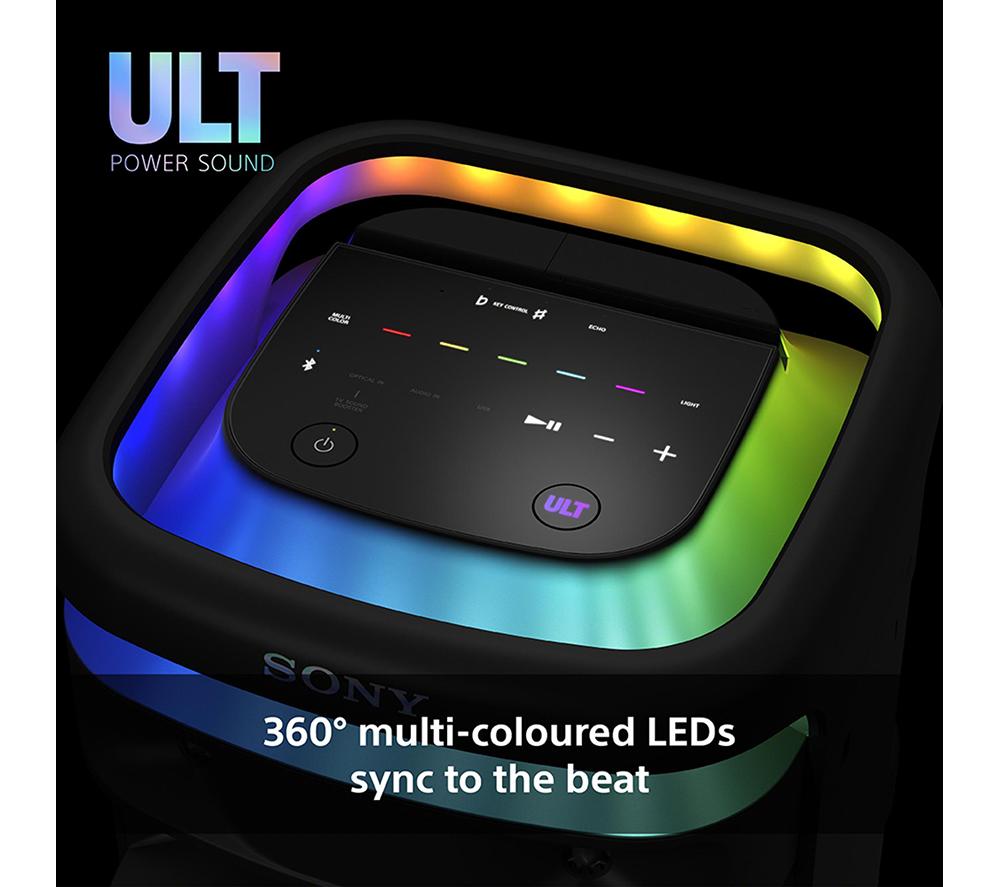 SONY ULT Tower 10 Bluetooth Party Speaker - Black image number 7 of 23