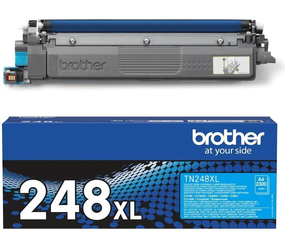 BROTHER TN248XLC Cyan Toner Cartridge image number 2 of 5
