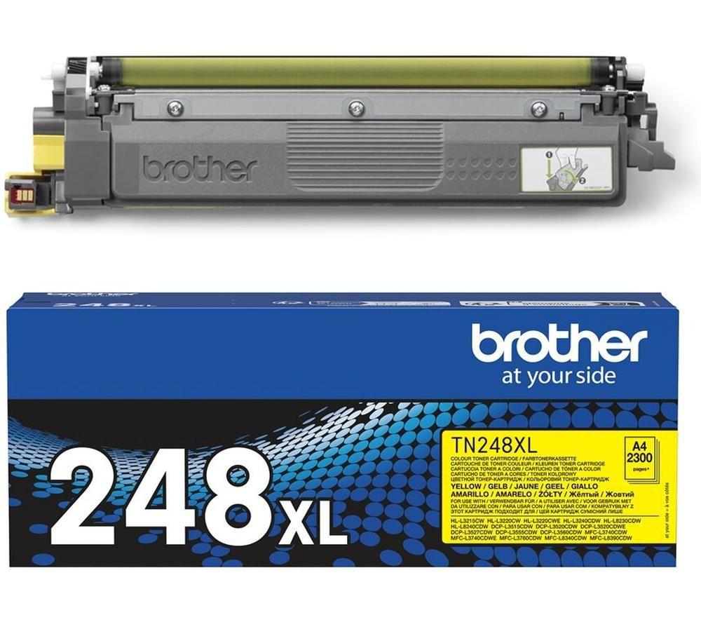 BROTHER TN248XLY Yellow Toner Cartridge image number 2 of 5