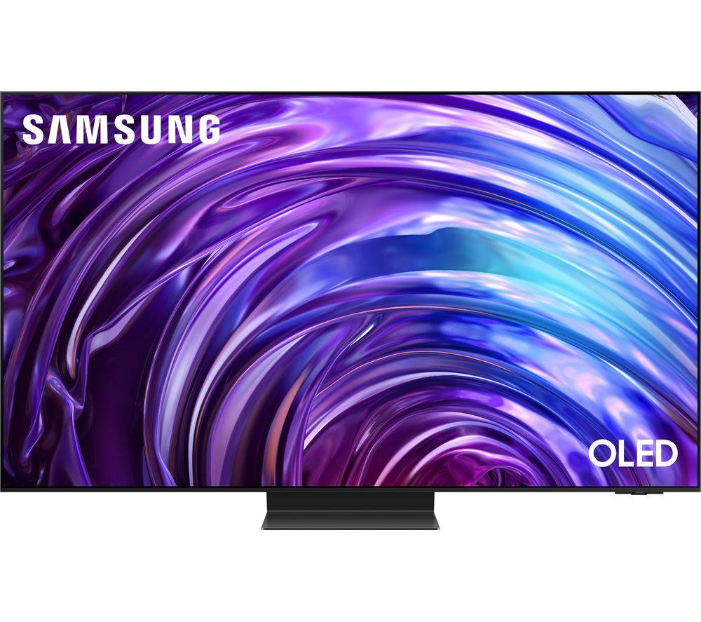 55 SAMSUNG QE55S95DATXXU  Smart 4K Ultra HD HDR OLED TV with Bixby & Alexa, Black