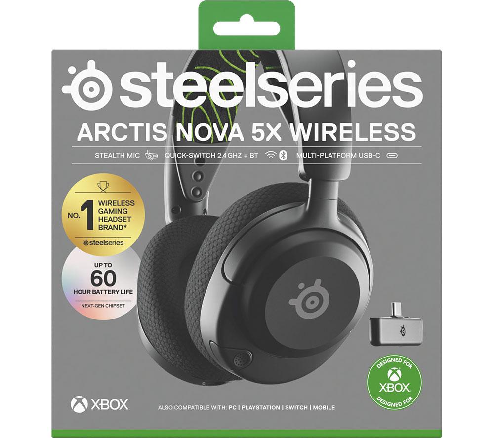 STEELSERIES Arctis Nova 5X Wireless Xbox Gaming Headset - Black image number 11 of 28