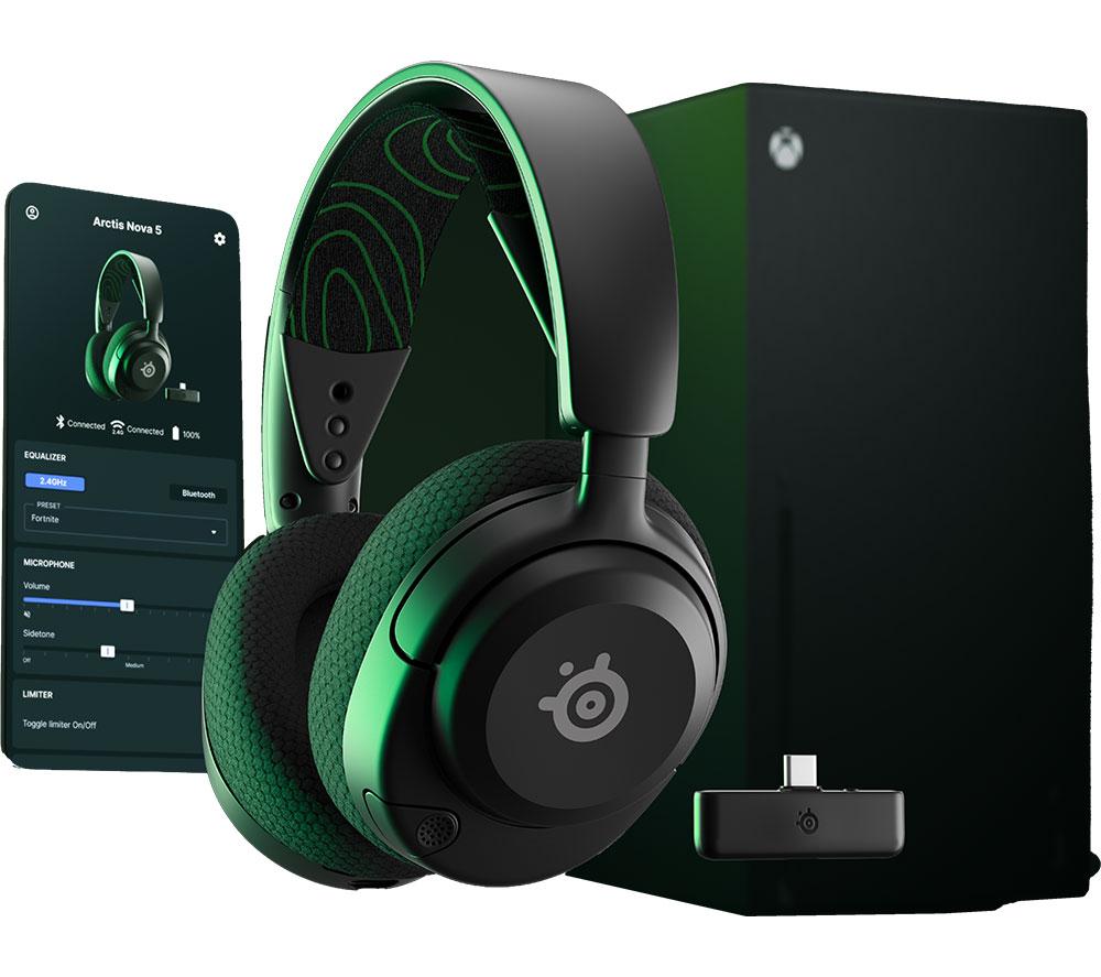 STEELSERIES Arctis Nova 5X Wireless Xbox Gaming Headset - Black image number 17 of 28