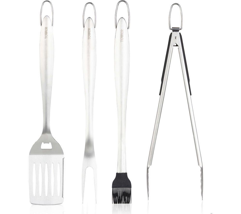 TOWER T932002 4-piece BBQ Tool Set review