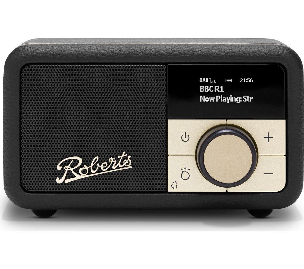 ROBERTS Revival Petite 2 DAB? Retro Bluetooth Radio - Black, Black