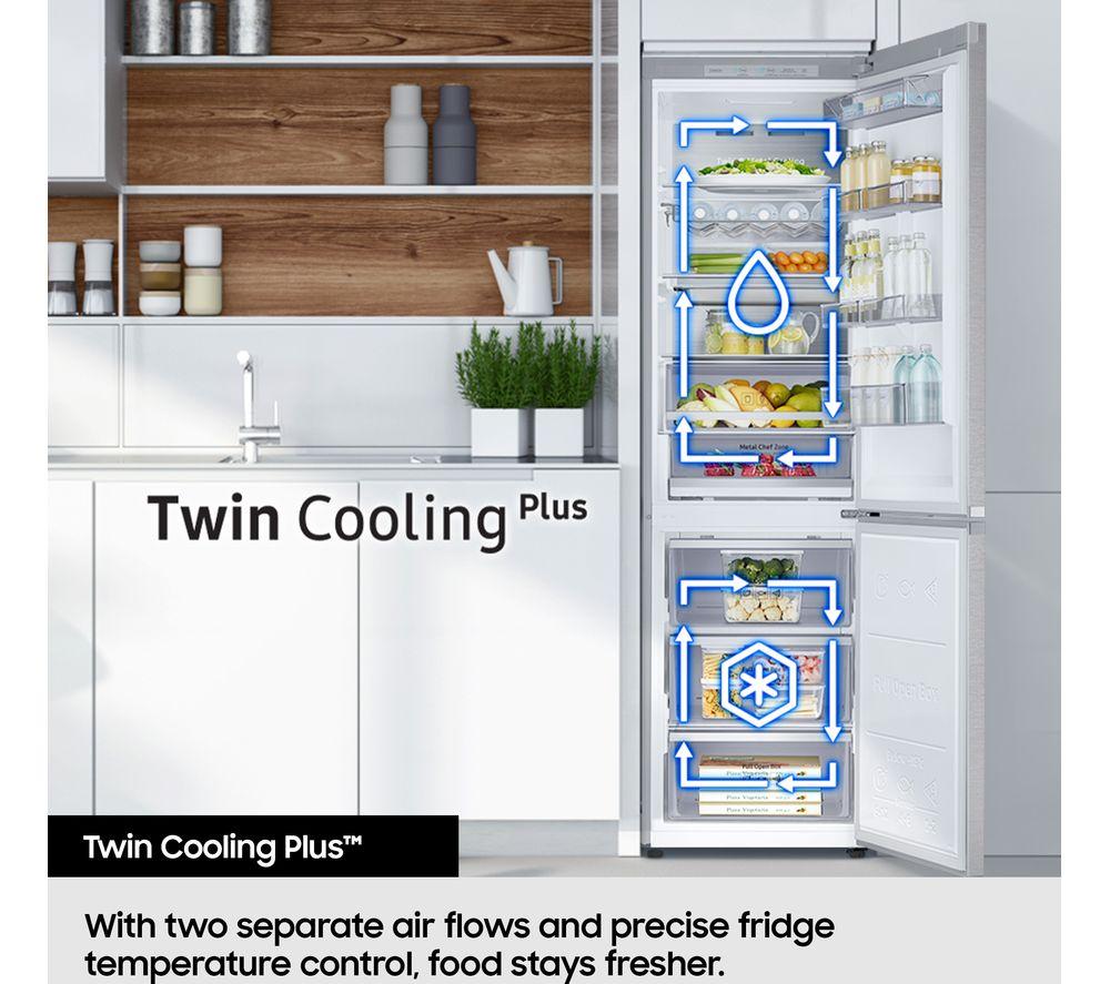 SAMSUNG Series 8 SpaceMax RB53DG703CS9EU 70/30 Smart Fridge Freezer - Silver image number 5 of 11