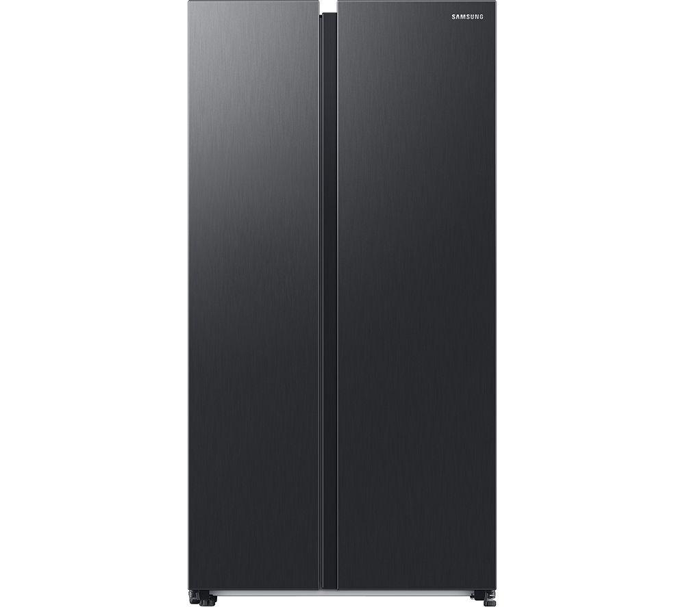 SAMSUNG SpaceMax RS66DG815CB1EU American-Style Smart Fridge Freezer - Black, Black