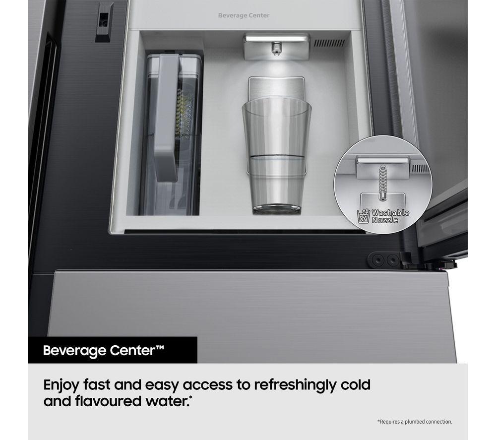 SAMSUNG Series 9 Beverage Center RH69DG893ES9EU American-Style Smart Fridge Freezer - Silver image number 5 of 10