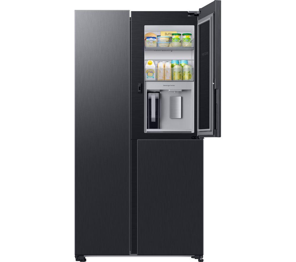 Samsung Beverage Center RH69DG893EB1EU American-Style Smart Fridge Freezer - Black, Black